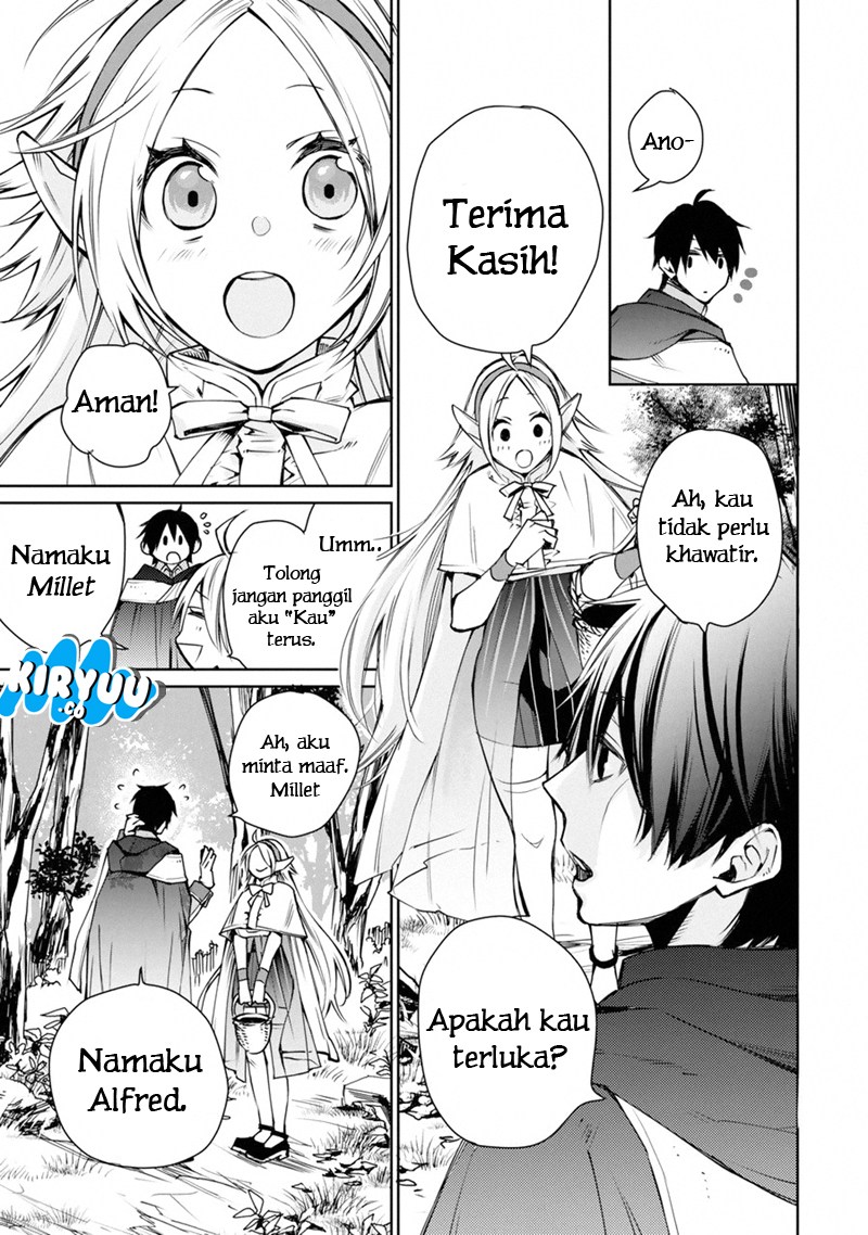 Saikyou no Madoshi. Hisa ni Ya wo Ukete Shimatta no de Inaka no Eihei ni Naru Chapter 01.2 Gambar 9