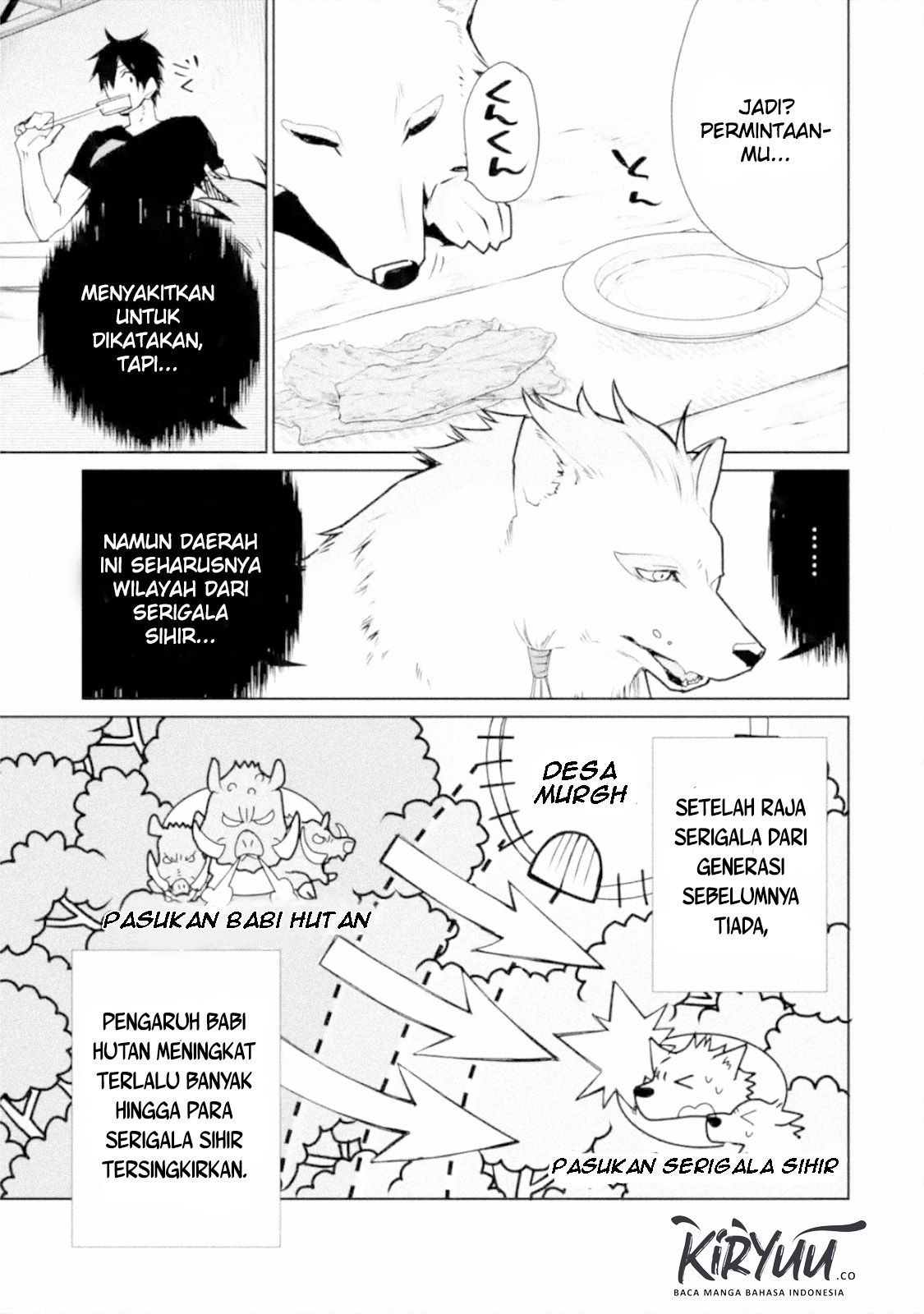 Saikyou no Madoshi. Hisa ni Ya wo Ukete Shimatta no de Inaka no Eihei ni Naru Chapter 03 Gambar 8