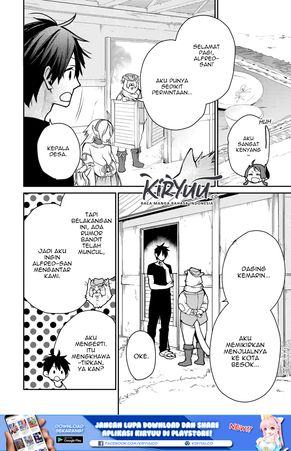 Saikyou no Madoshi. Hisa ni Ya wo Ukete Shimatta no de Inaka no Eihei ni Naru Chapter 07.3 Gambar 8