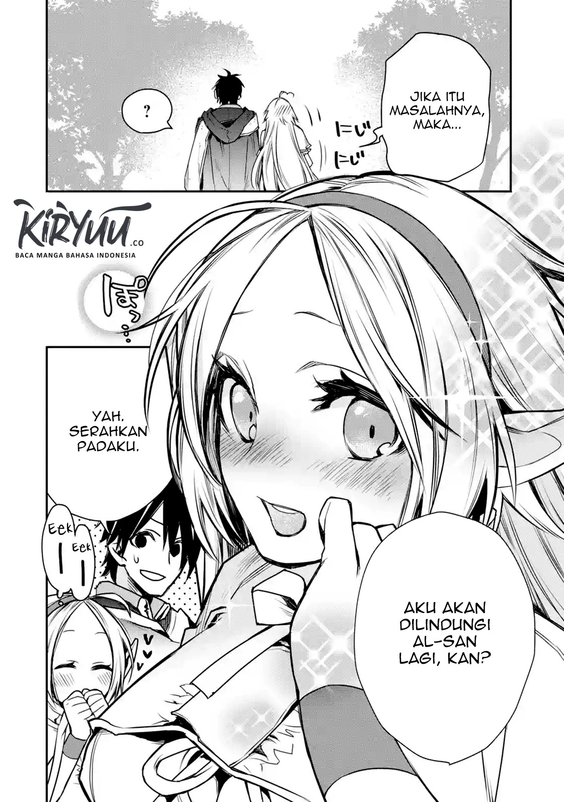 Saikyou no Madoshi. Hisa ni Ya wo Ukete Shimatta no de Inaka no Eihei ni Naru Chapter 08.2 Gambar 11