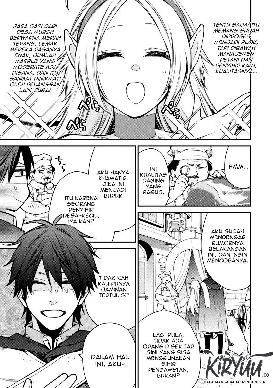 Saikyou no Madoshi. Hisa ni Ya wo Ukete Shimatta no de Inaka no Eihei ni Naru Chapter 08.3 Gambar 4