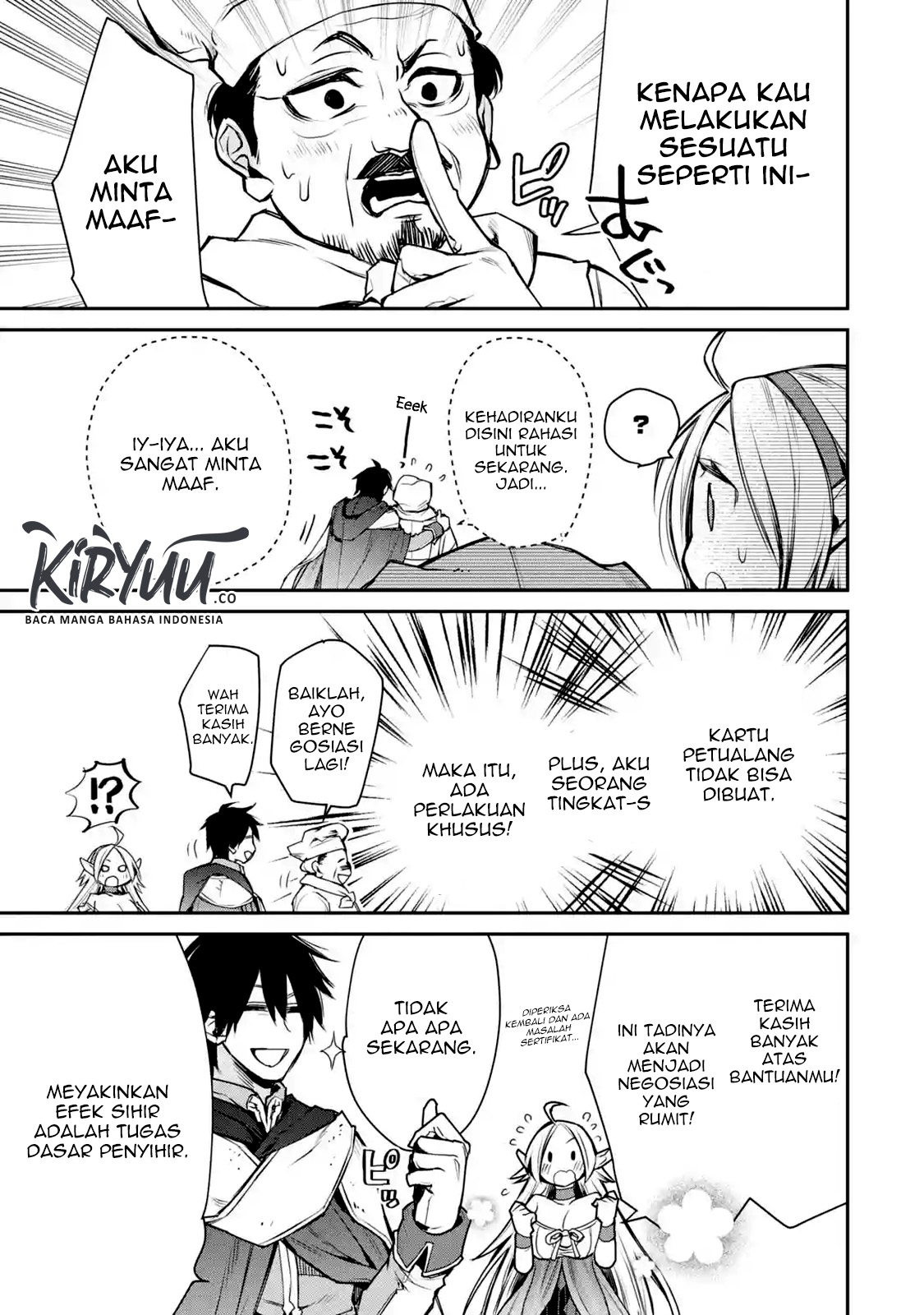Saikyou no Madoshi. Hisa ni Ya wo Ukete Shimatta no de Inaka no Eihei ni Naru Chapter 08.3 Gambar 6