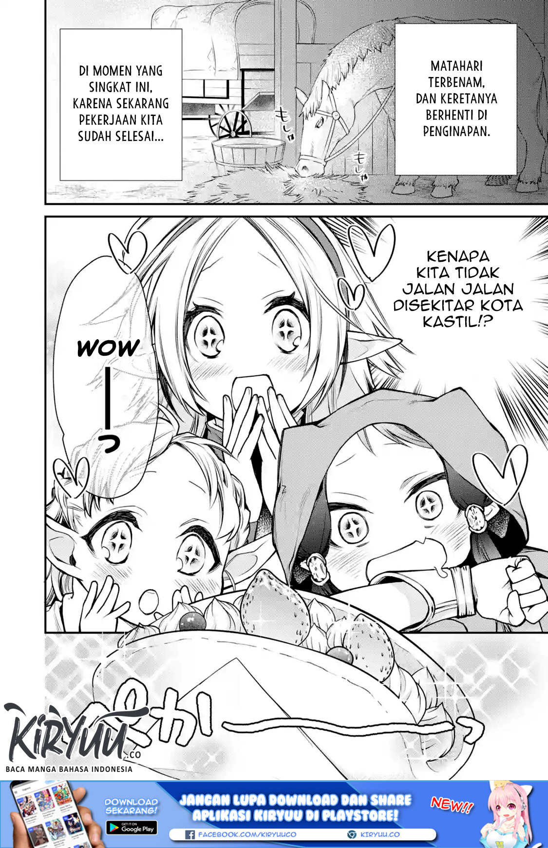 Saikyou no Madoshi. Hisa ni Ya wo Ukete Shimatta no de Inaka no Eihei ni Naru Chapter 08.3 Gambar 9
