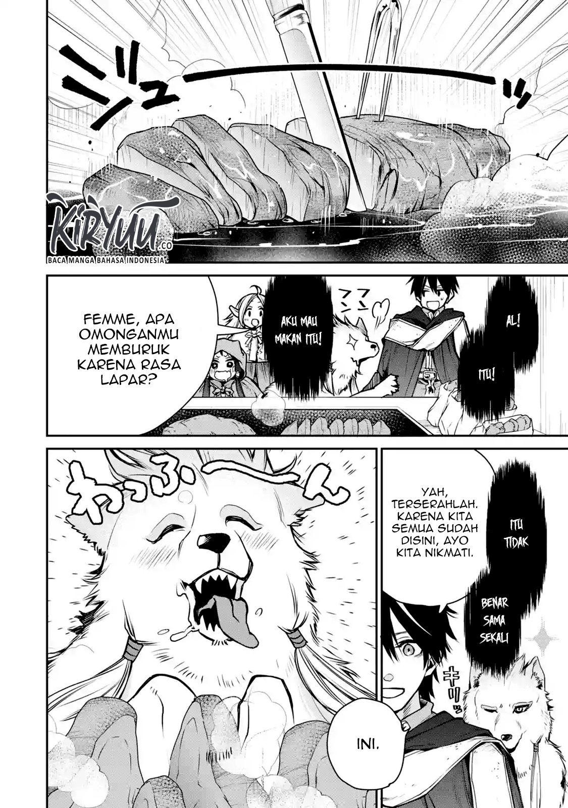 Saikyou no Madoshi. Hisa ni Ya wo Ukete Shimatta no de Inaka no Eihei ni Naru Chapter 08.3 Gambar 13