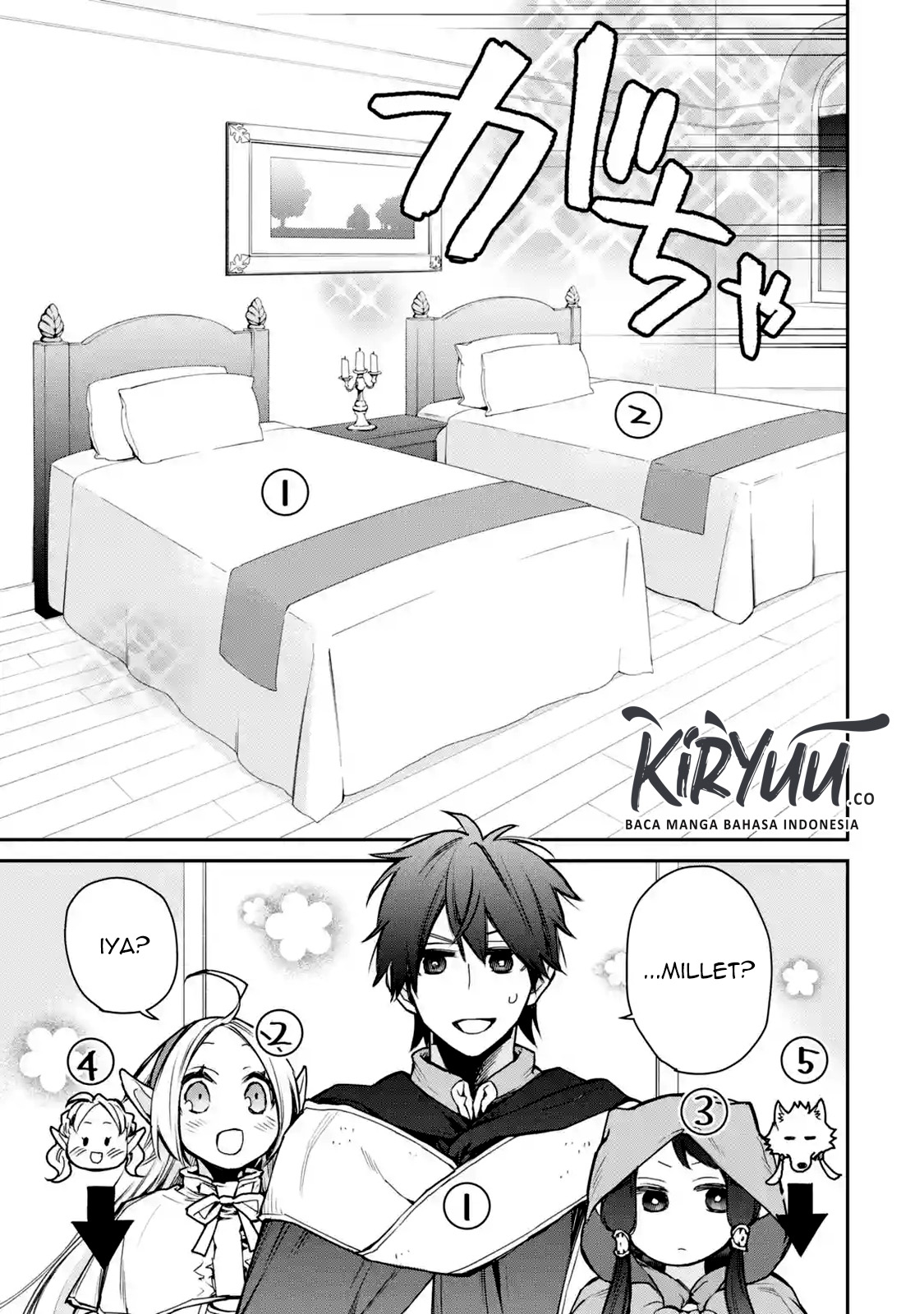 Saikyou no Madoshi. Hisa ni Ya wo Ukete Shimatta no de Inaka no Eihei ni Naru Chapter 08.3 Gambar 16