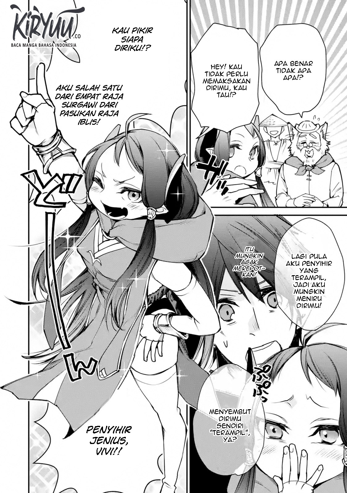 Saikyou no Madoshi. Hisa ni Ya wo Ukete Shimatta no de Inaka no Eihei ni Naru Chapter 10.3 Gambar 8