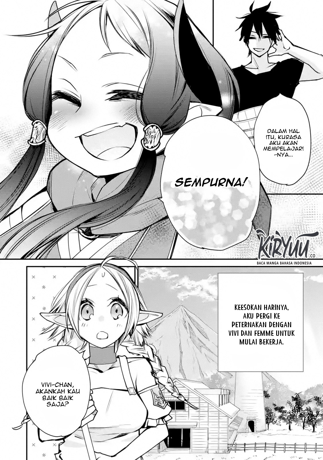 Saikyou no Madoshi. Hisa ni Ya wo Ukete Shimatta no de Inaka no Eihei ni Naru Chapter 10.3 Gambar 10