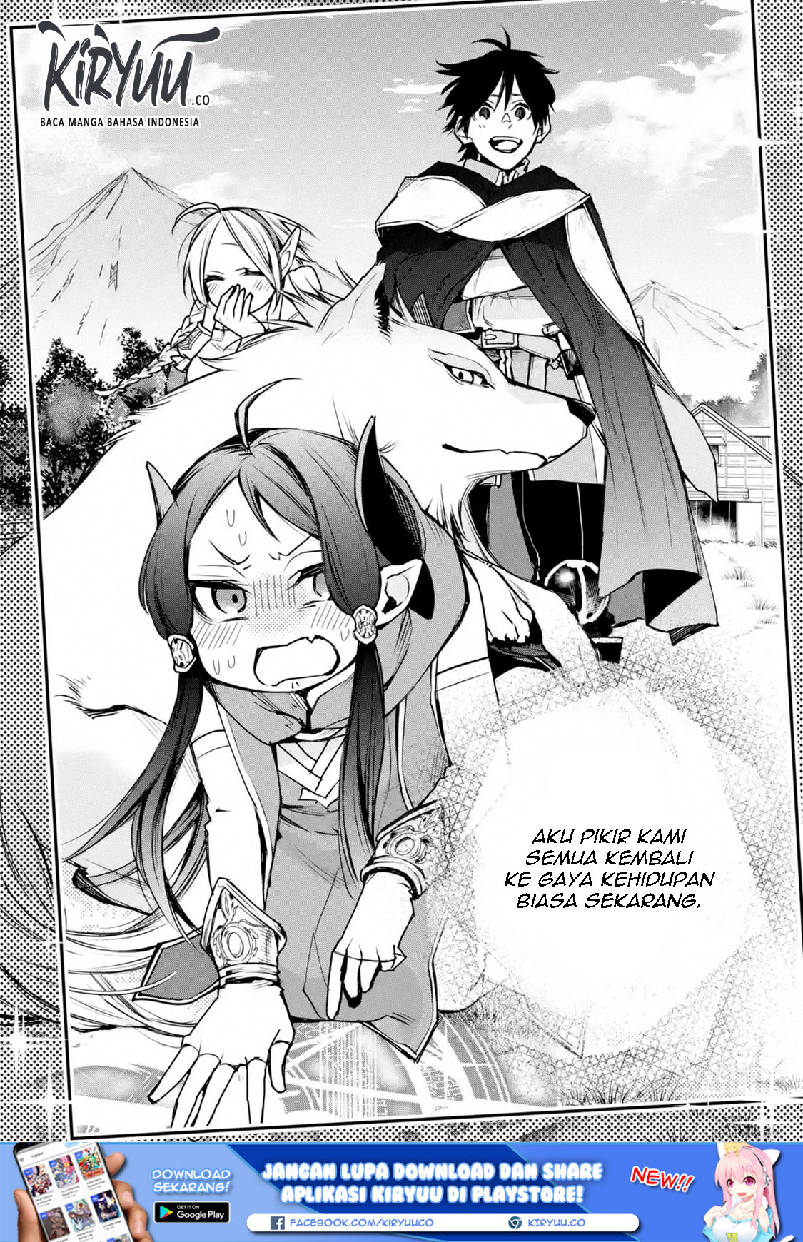 Saikyou no Madoshi. Hisa ni Ya wo Ukete Shimatta no de Inaka no Eihei ni Naru Chapter 10.3 Gambar 12