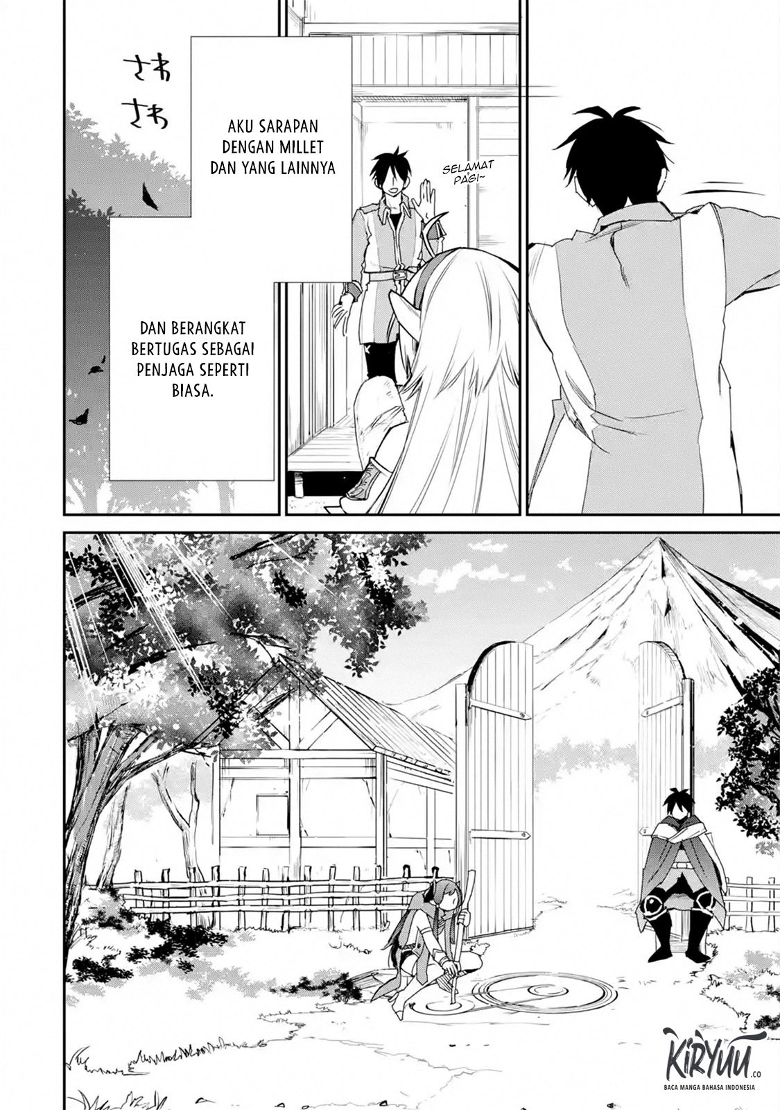 Saikyou no Madoshi. Hisa ni Ya wo Ukete Shimatta no de Inaka no Eihei ni Naru Chapter 11.2 Gambar 9