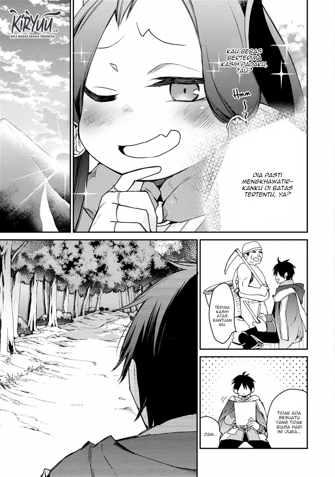 Saikyou no Madoshi. Hisa ni Ya wo Ukete Shimatta no de Inaka no Eihei ni Naru Chapter 11.2 Gambar 12
