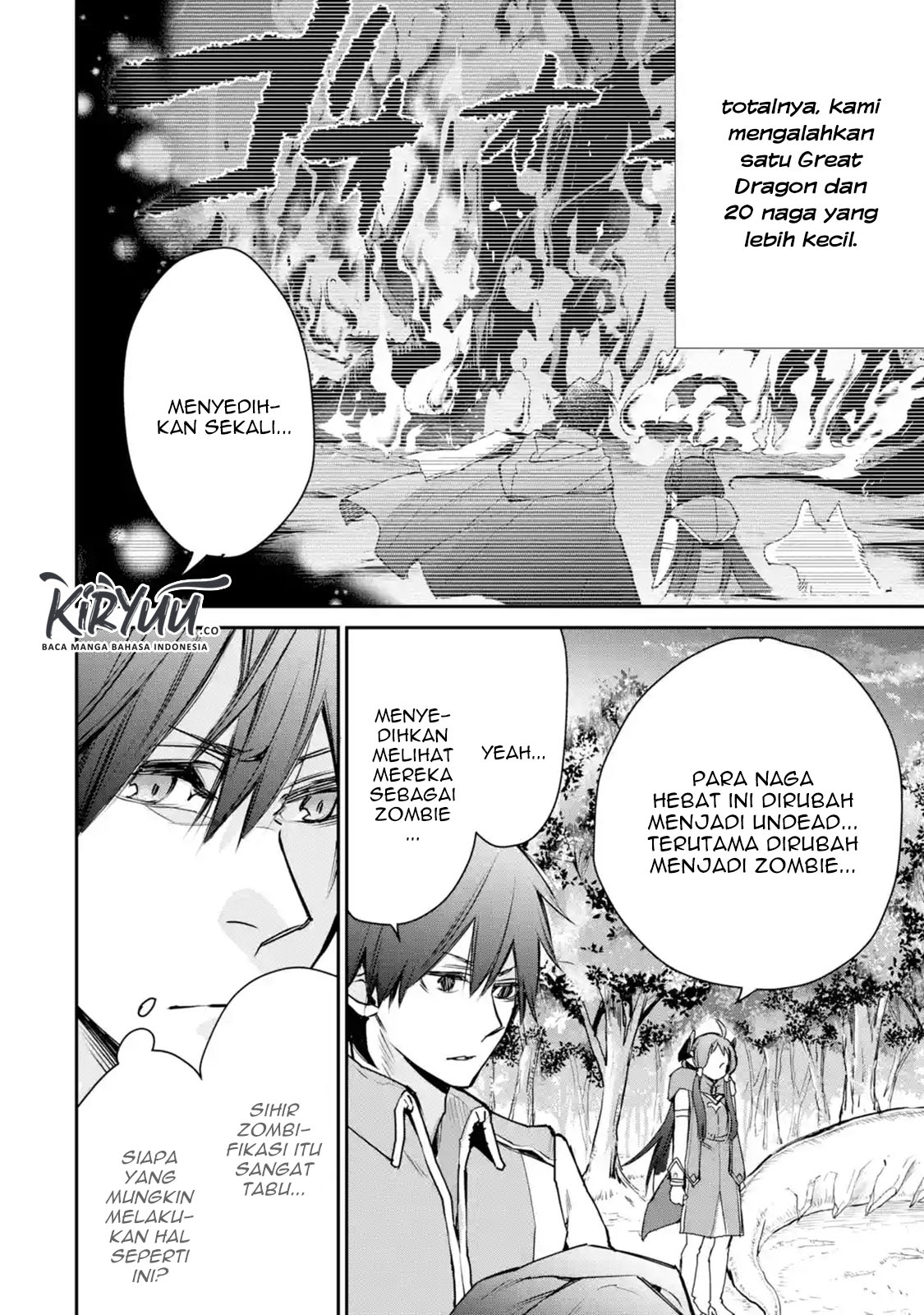 Saikyou no Madoshi. Hisa ni Ya wo Ukete Shimatta no de Inaka no Eihei ni Naru Chapter 13.1 Gambar 3
