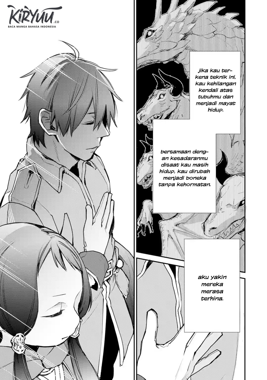 Saikyou no Madoshi. Hisa ni Ya wo Ukete Shimatta no de Inaka no Eihei ni Naru Chapter 13.1 Gambar 4