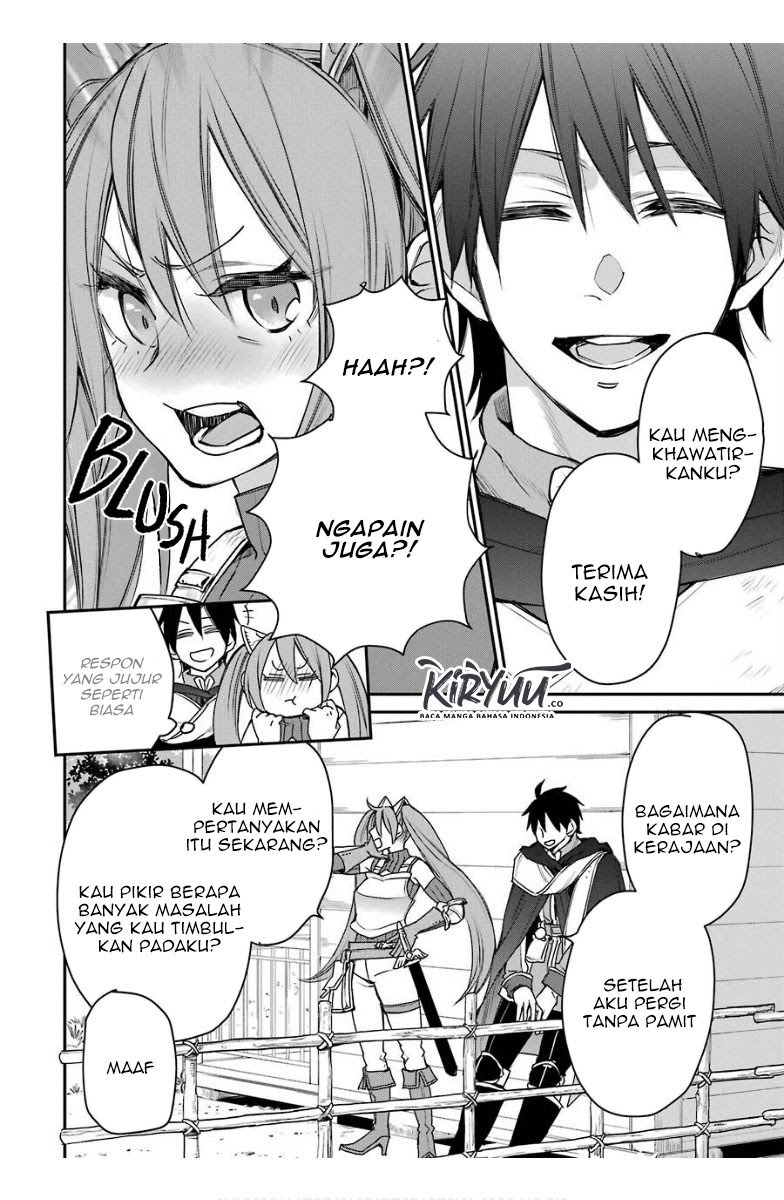 Saikyou no Madoshi. Hisa ni Ya wo Ukete Shimatta no de Inaka no Eihei ni Naru Chapter 14.3 Gambar 3