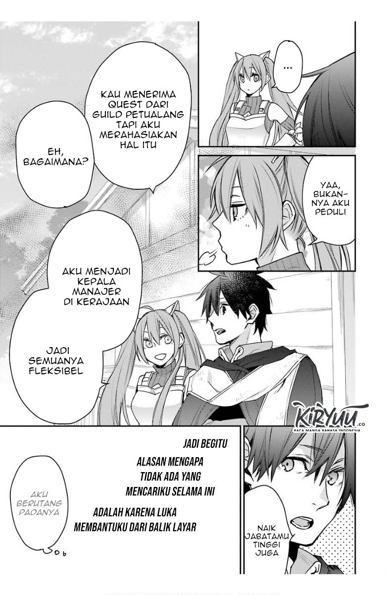 Saikyou no Madoshi. Hisa ni Ya wo Ukete Shimatta no de Inaka no Eihei ni Naru Chapter 14.3 Gambar 4
