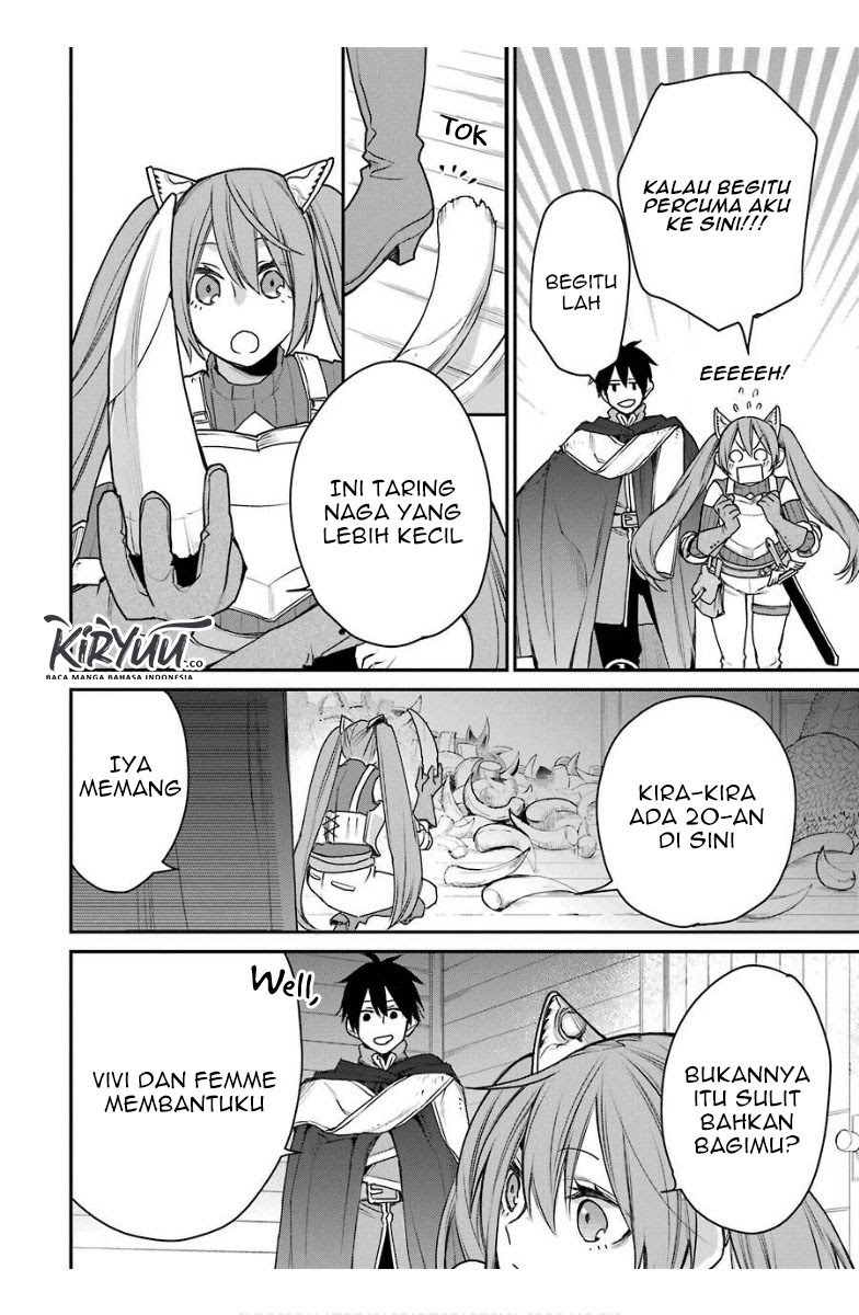 Saikyou no Madoshi. Hisa ni Ya wo Ukete Shimatta no de Inaka no Eihei ni Naru Chapter 14.3 Gambar 7