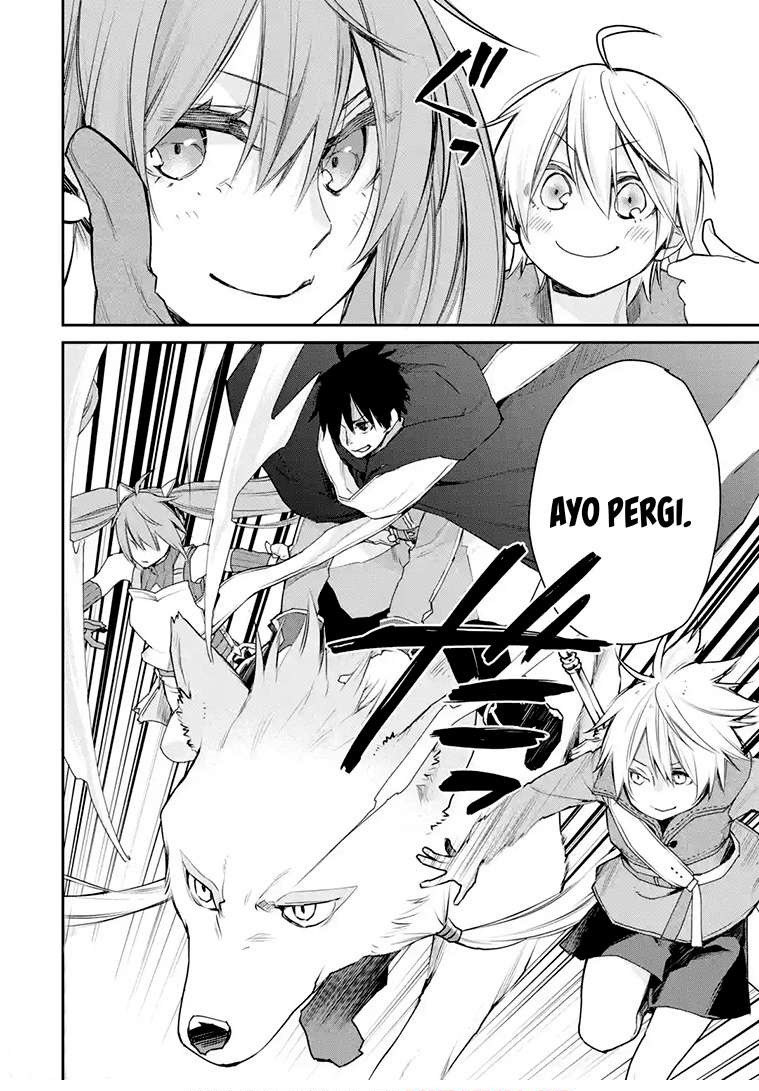 Saikyou no Madoshi. Hisa ni Ya wo Ukete Shimatta no de Inaka no Eihei ni Naru Chapter 16.2 Gambar 16