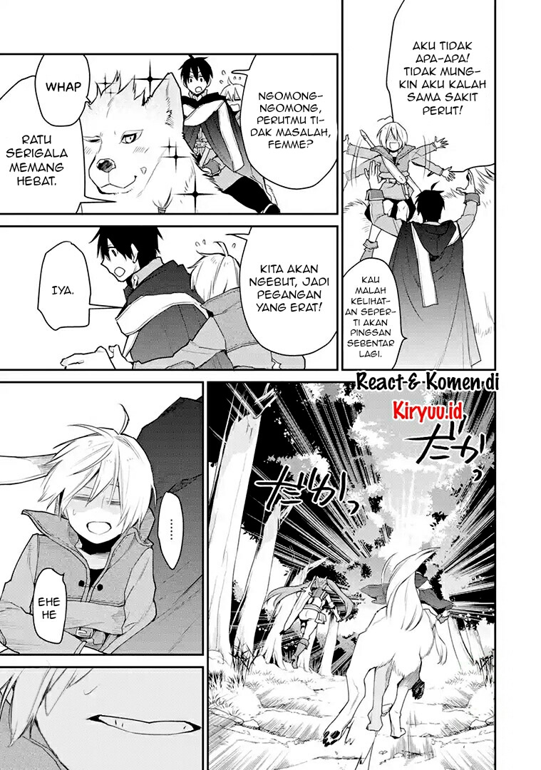 Saikyou no Madoshi. Hisa ni Ya wo Ukete Shimatta no de Inaka no Eihei ni Naru Chapter 17.2 Gambar 9