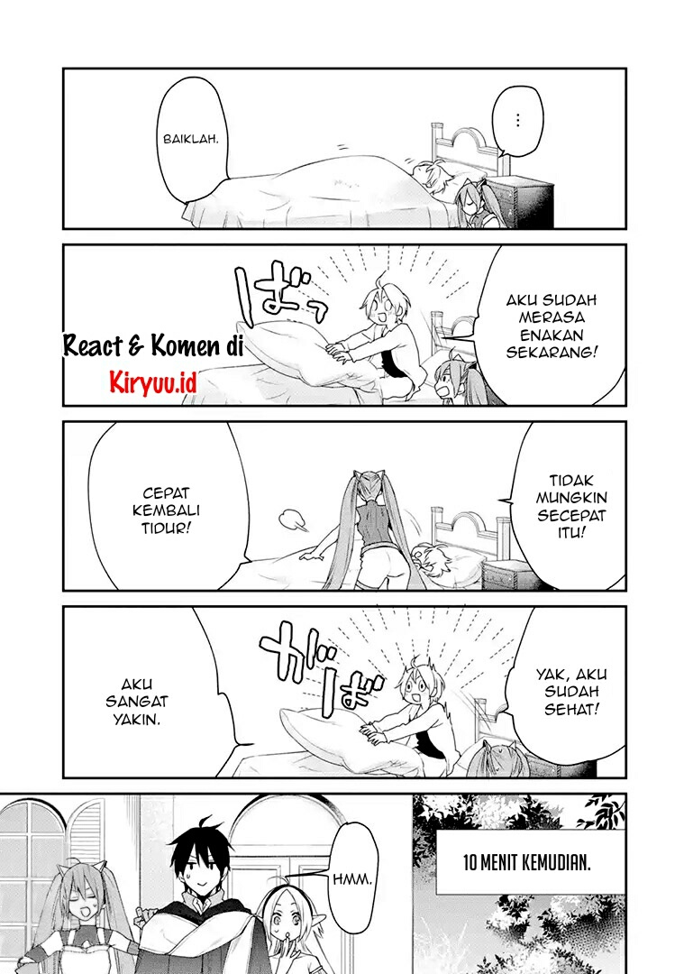 Saikyou no Madoshi. Hisa ni Ya wo Ukete Shimatta no de Inaka no Eihei ni Naru Chapter 17.2 Gambar 17