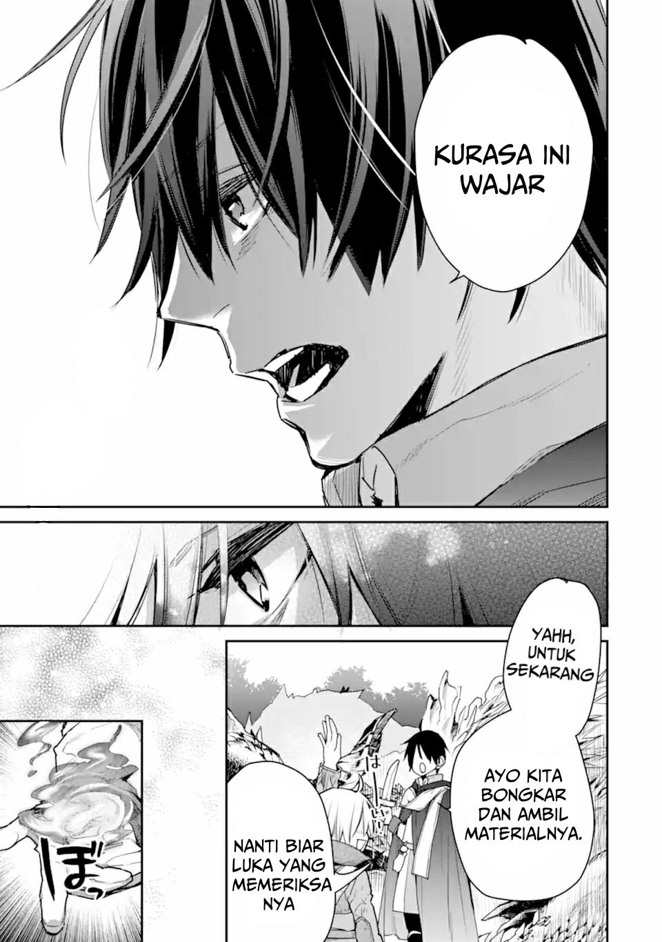 Saikyou no Madoshi. Hisa ni Ya wo Ukete Shimatta no de Inaka no Eihei ni Naru Chapter 25.2 Gambar 16