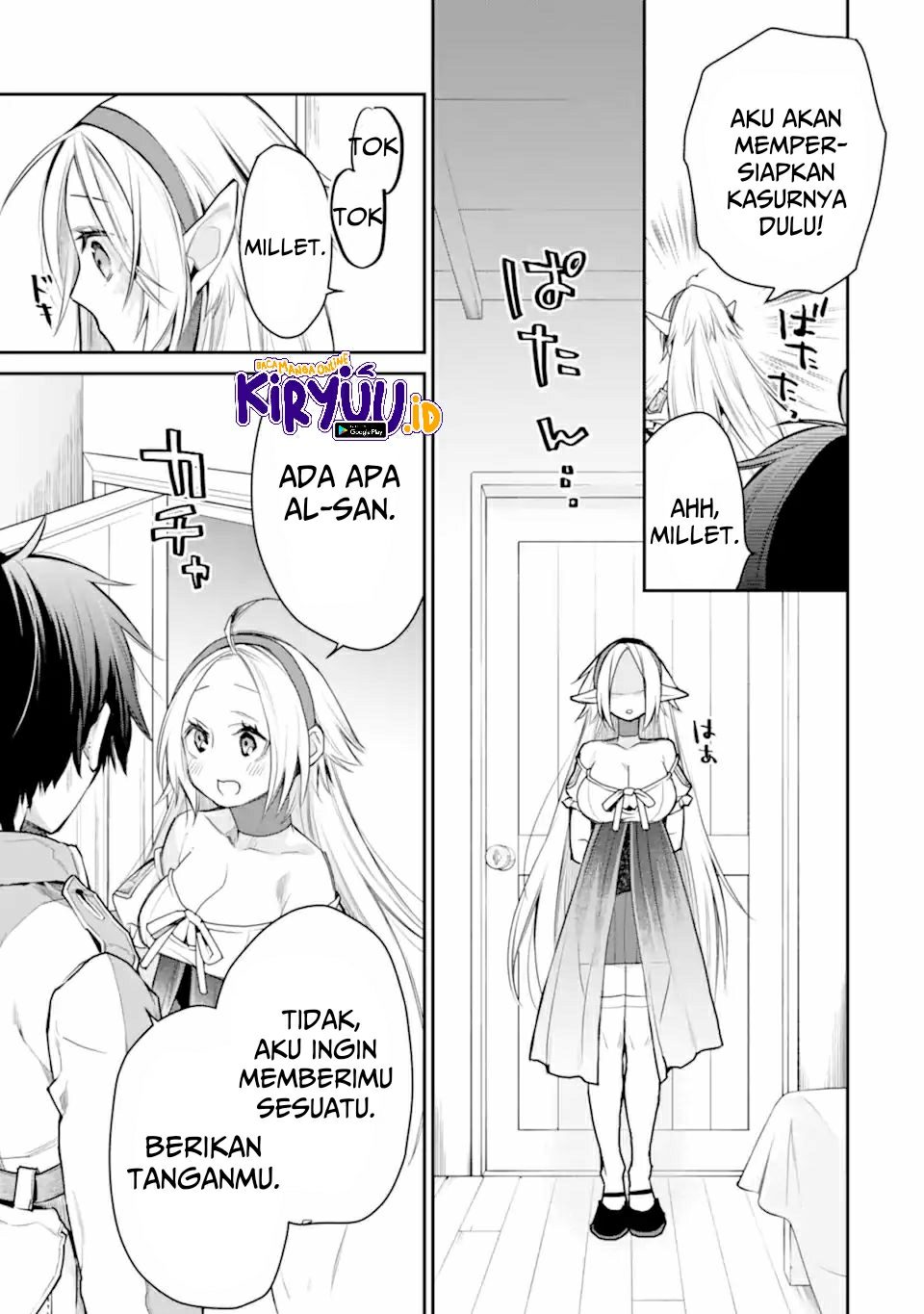 Saikyou no Madoshi. Hisa ni Ya wo Ukete Shimatta no de Inaka no Eihei ni Naru Chapter 26.2 Gambar 14