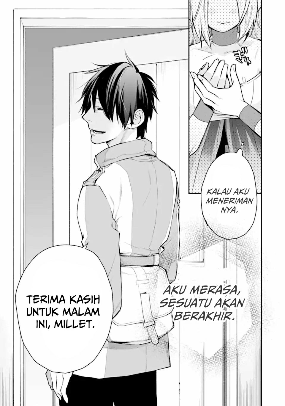Saikyou no Madoshi. Hisa ni Ya wo Ukete Shimatta no de Inaka no Eihei ni Naru Chapter 26.2 Gambar 16