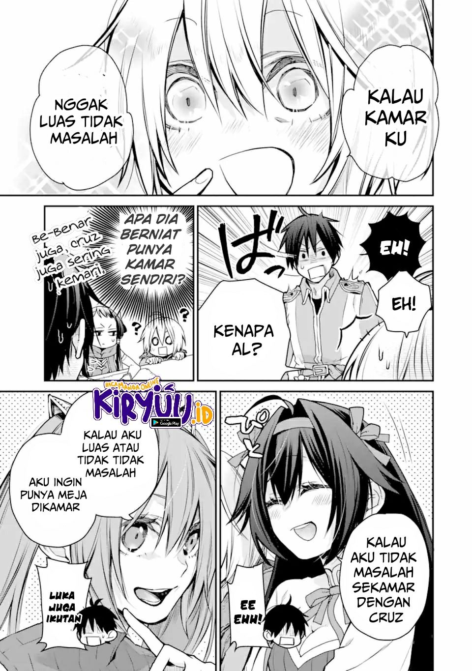 Saikyou no Madoshi. Hisa ni Ya wo Ukete Shimatta no de Inaka no Eihei ni Naru Chapter 27.1 Gambar 7