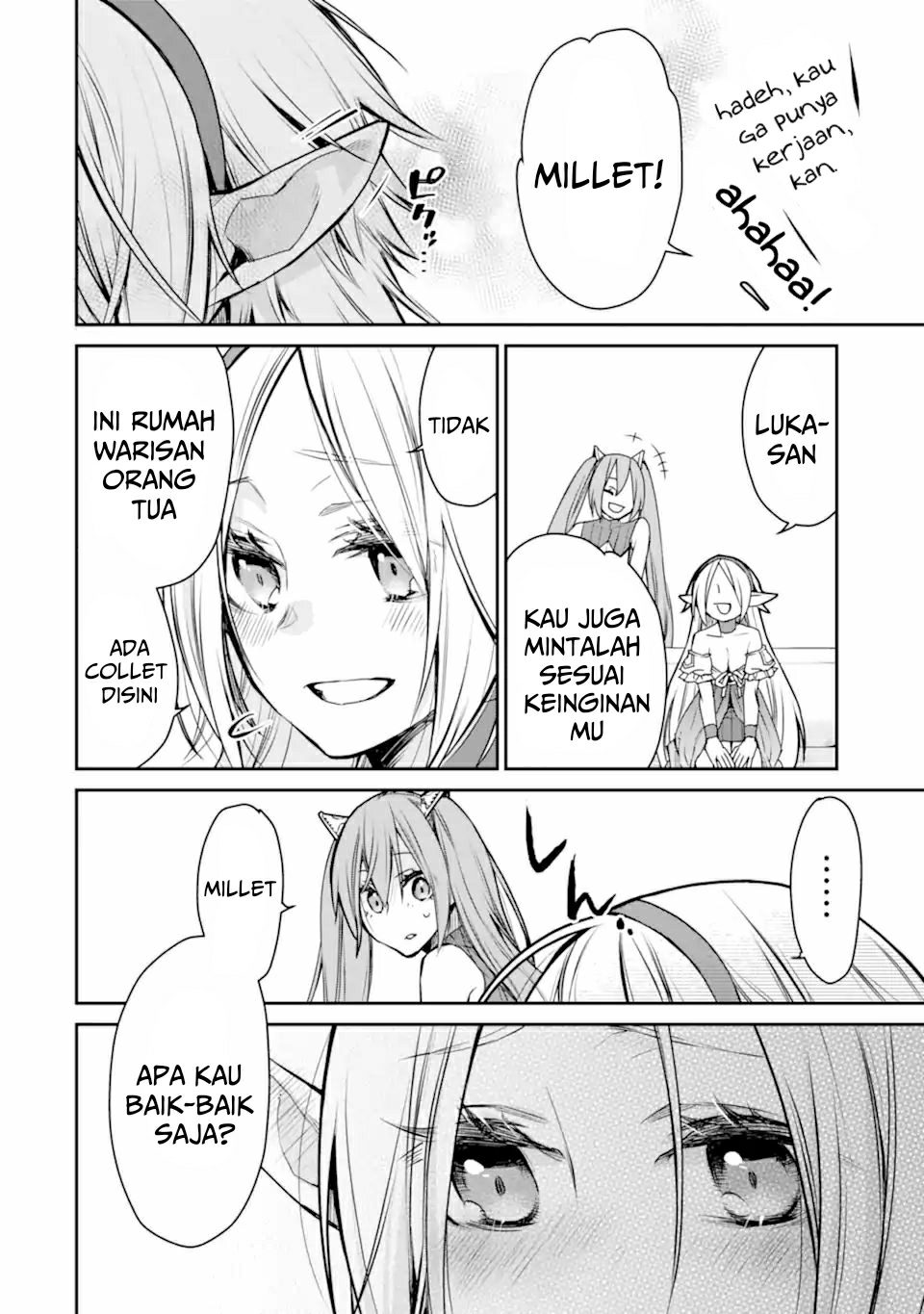 Saikyou no Madoshi. Hisa ni Ya wo Ukete Shimatta no de Inaka no Eihei ni Naru Chapter 27.1 Gambar 8