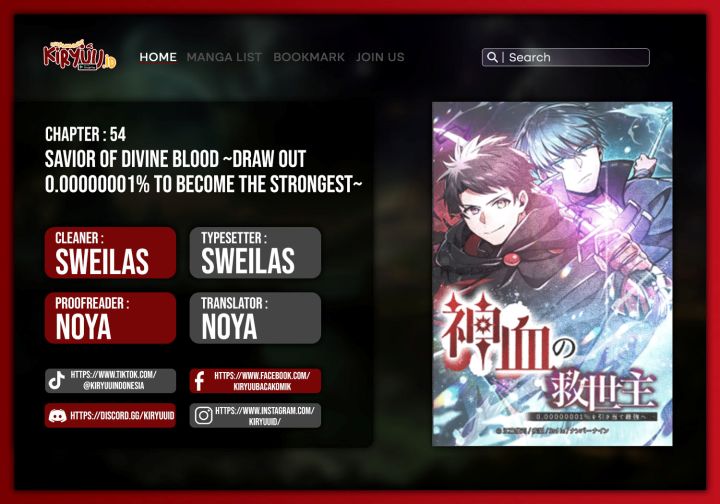 Savior of Divine Blood ~Draw Out 0.00000001% to Become the Strongest~ Chapter 54 Gambar 1