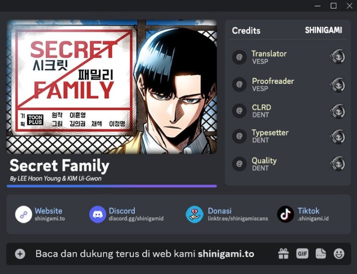Secret Family Chapter 25 Gambar 1