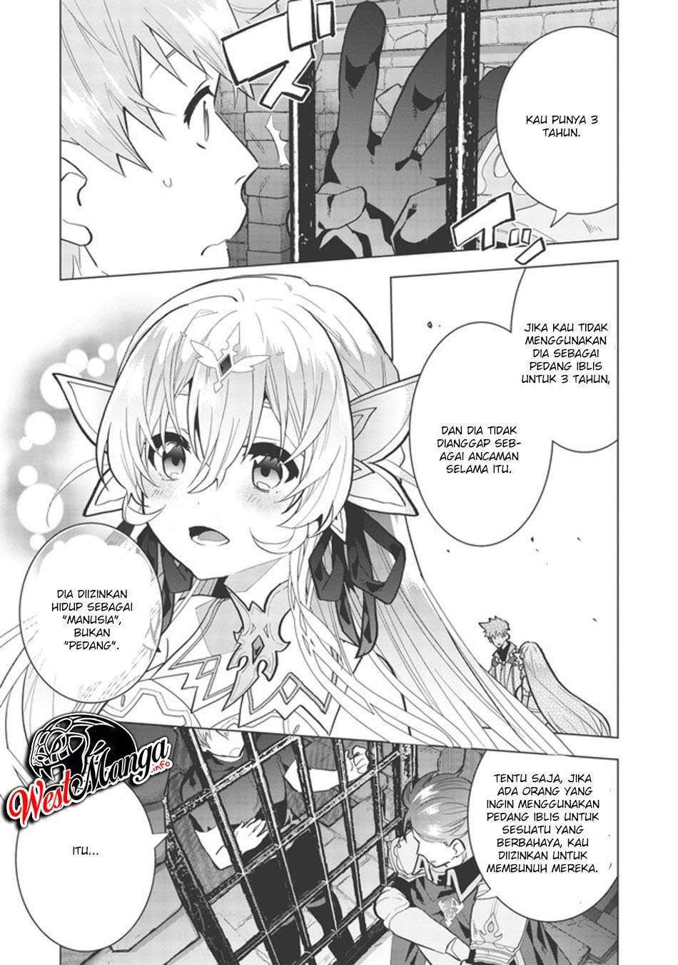 Seikenshi-sama no Maken-chan Chapter 01.2 Gambar 10