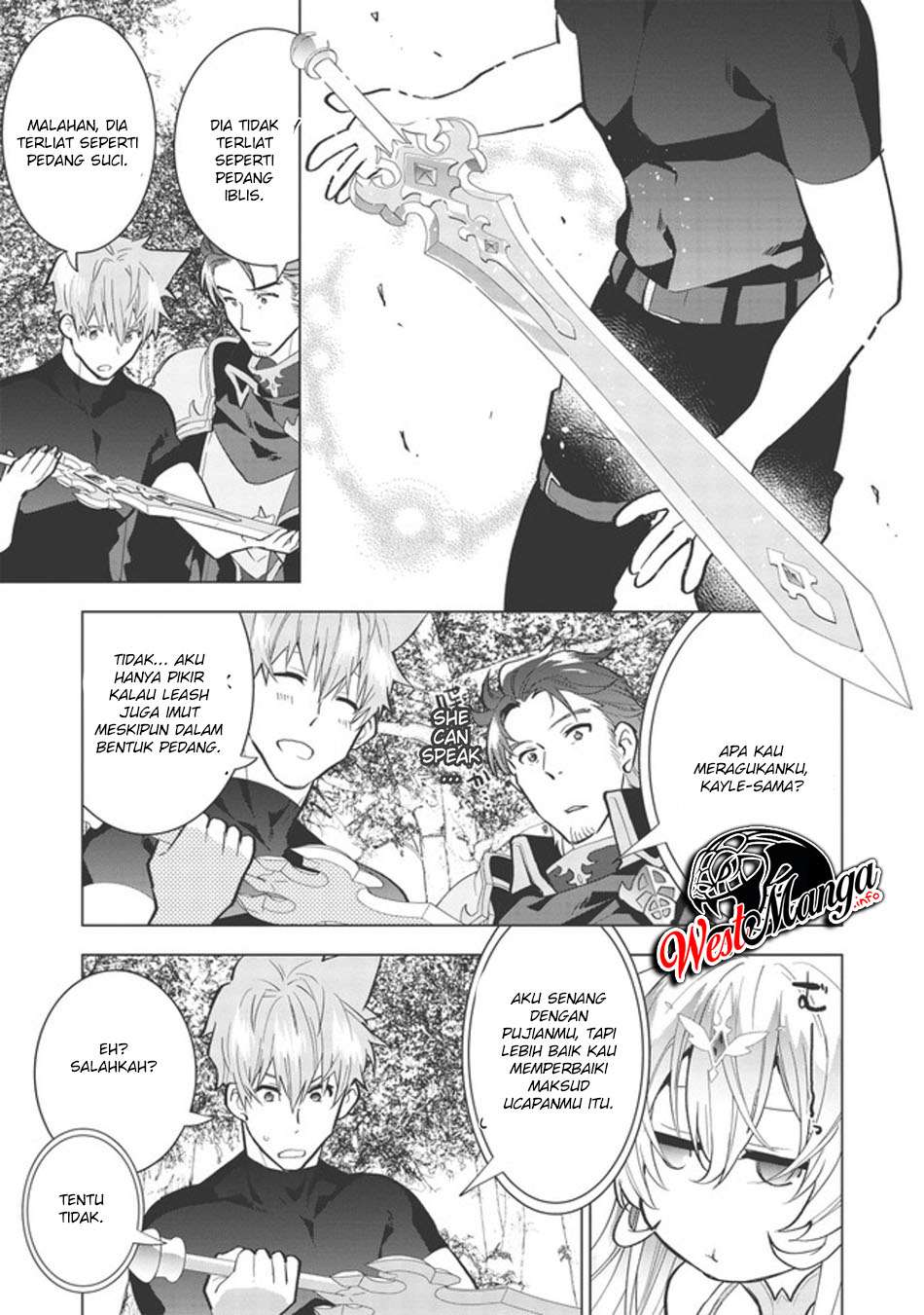 Seikenshi-sama no Maken-chan Chapter 01.2 Gambar 24