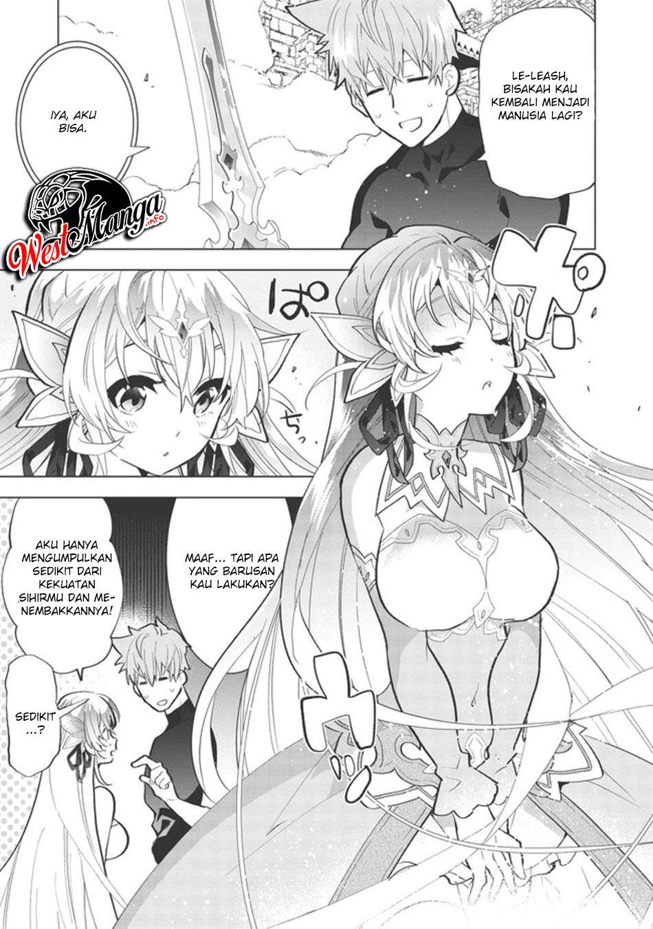 Seikenshi-sama no Maken-chan Chapter 01.2 Gambar 29