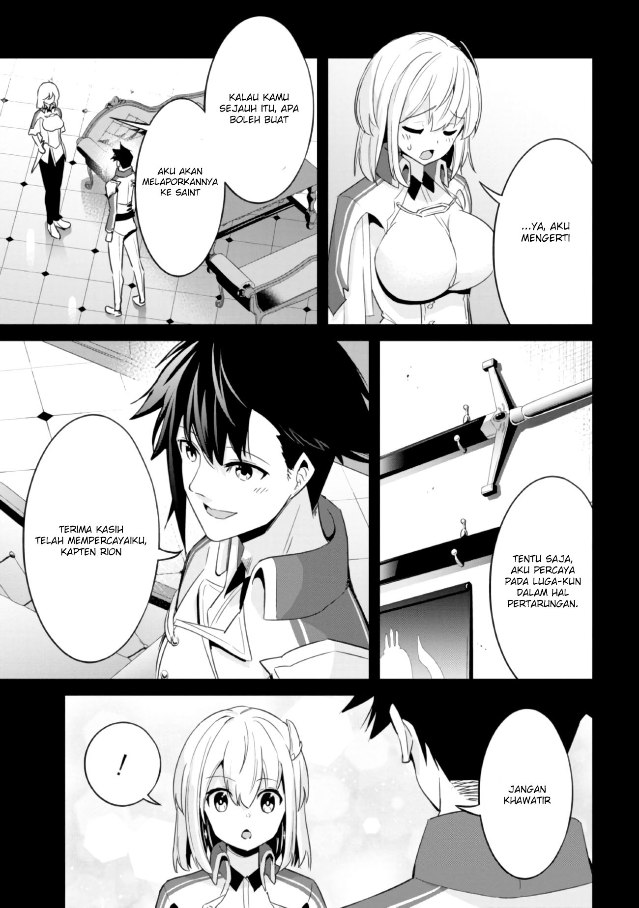 Seikishi ni Natta kedo Danchou no Oppai ga Sugosugite Kokoro ga Kiyomerarenai Chapter 08 Gambar 6