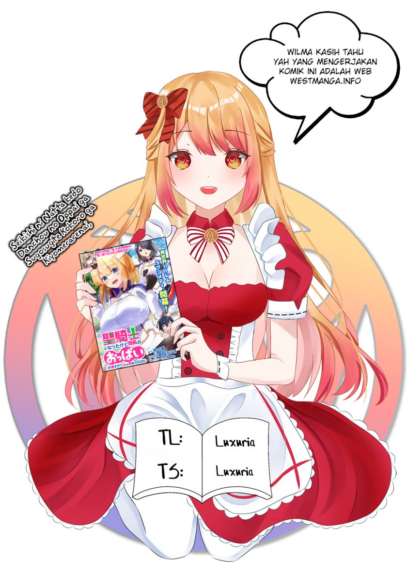 Seikishi ni Natta kedo Danchou no Oppai ga Sugosugite Kokoro ga Kiyomerarenai Chapter 15.1 Gambar 1