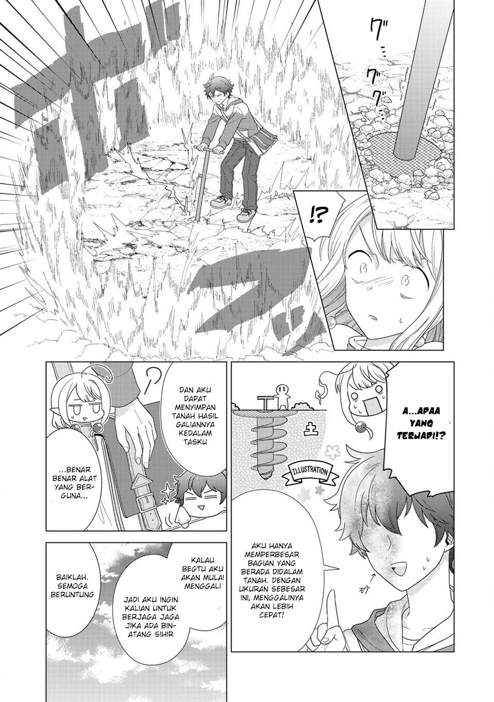 Seirei-tachi no Rakuen to Risou no Isekai Seikatsu Chapter 04 Gambar 14