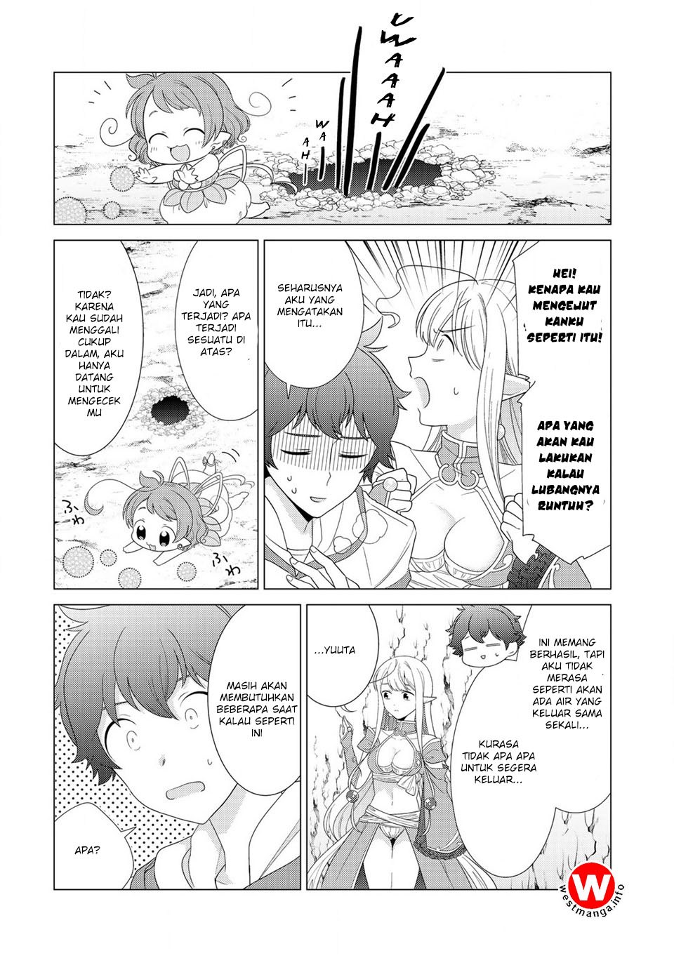 Seirei-tachi no Rakuen to Risou no Isekai Seikatsu Chapter 04 Gambar 17