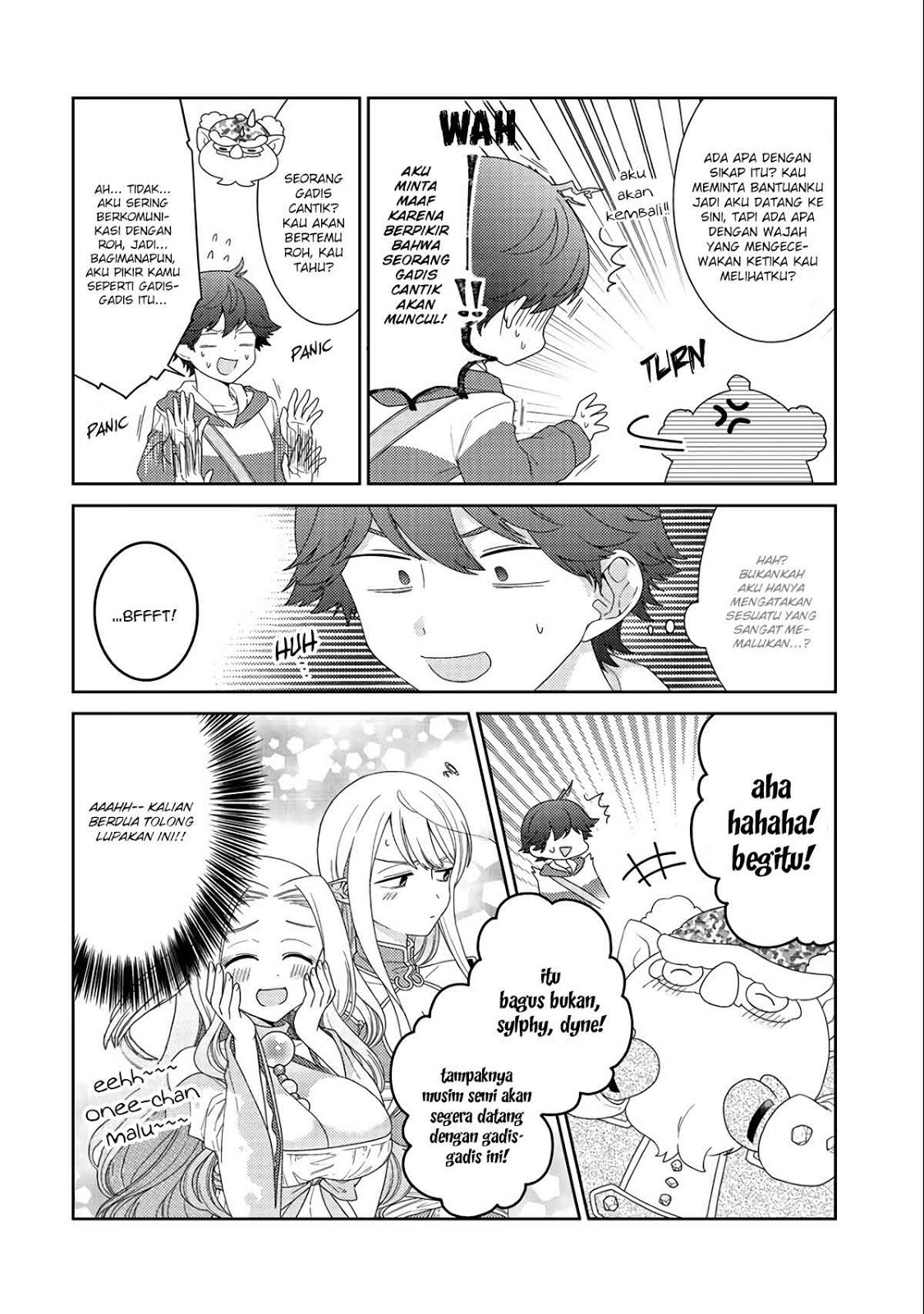 Seirei-tachi no Rakuen to Risou no Isekai Seikatsu Chapter 10 Gambar 21