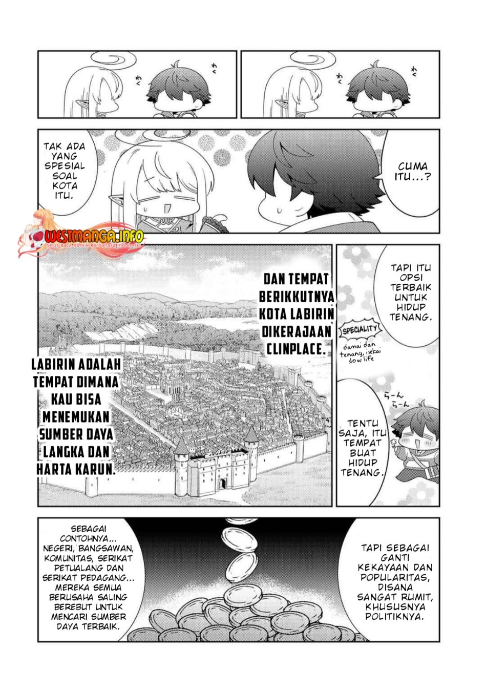 Seirei-tachi no Rakuen to Risou no Isekai Seikatsu Chapter 34 Gambar 9