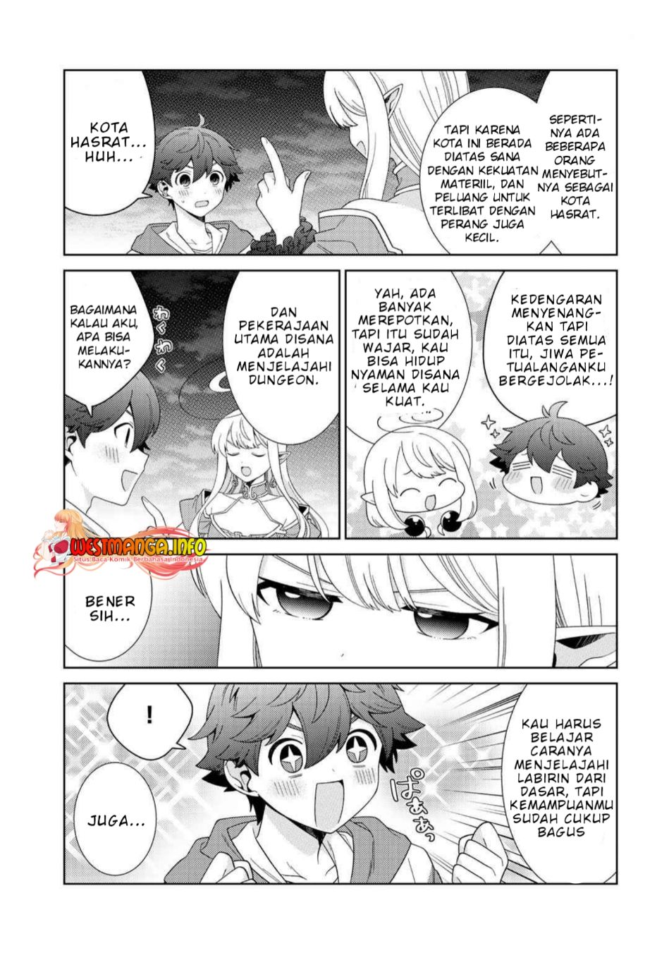 Seirei-tachi no Rakuen to Risou no Isekai Seikatsu Chapter 34 Gambar 10