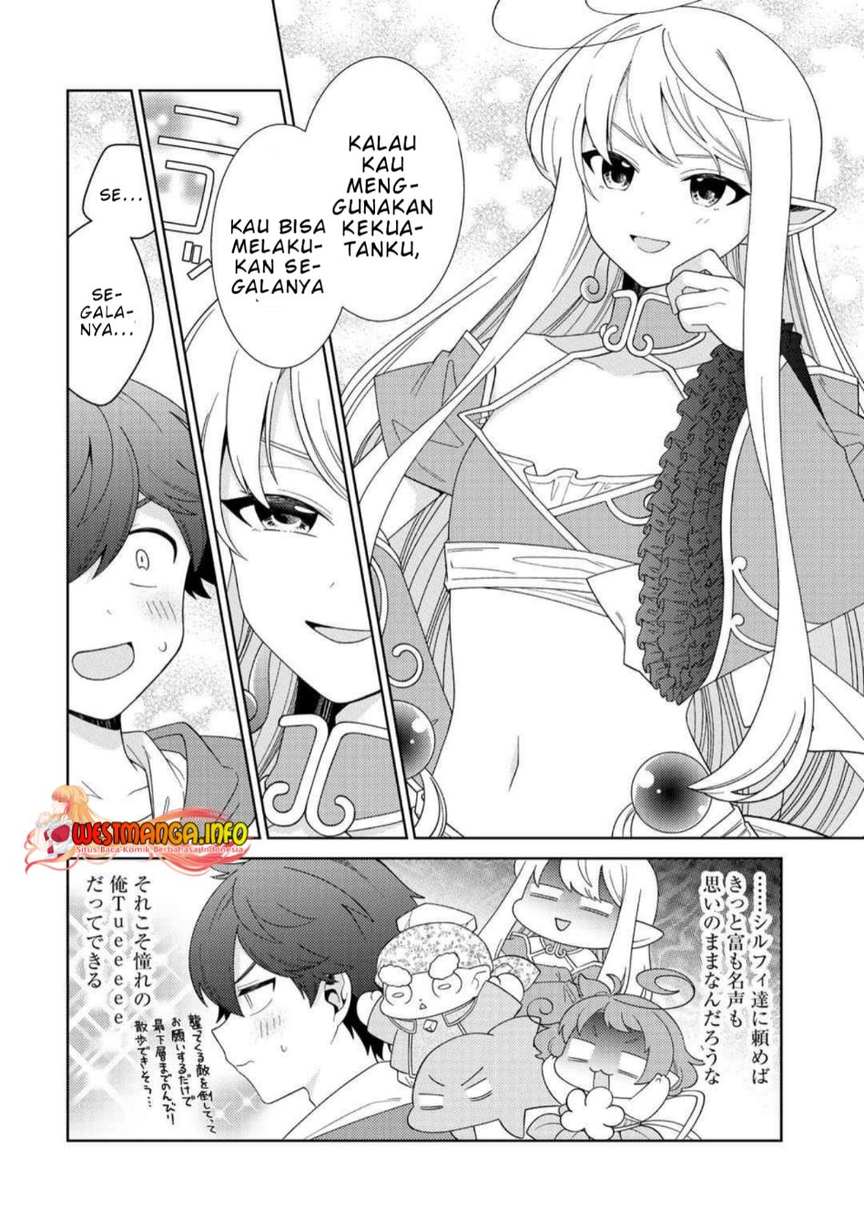 Seirei-tachi no Rakuen to Risou no Isekai Seikatsu Chapter 34 Gambar 11