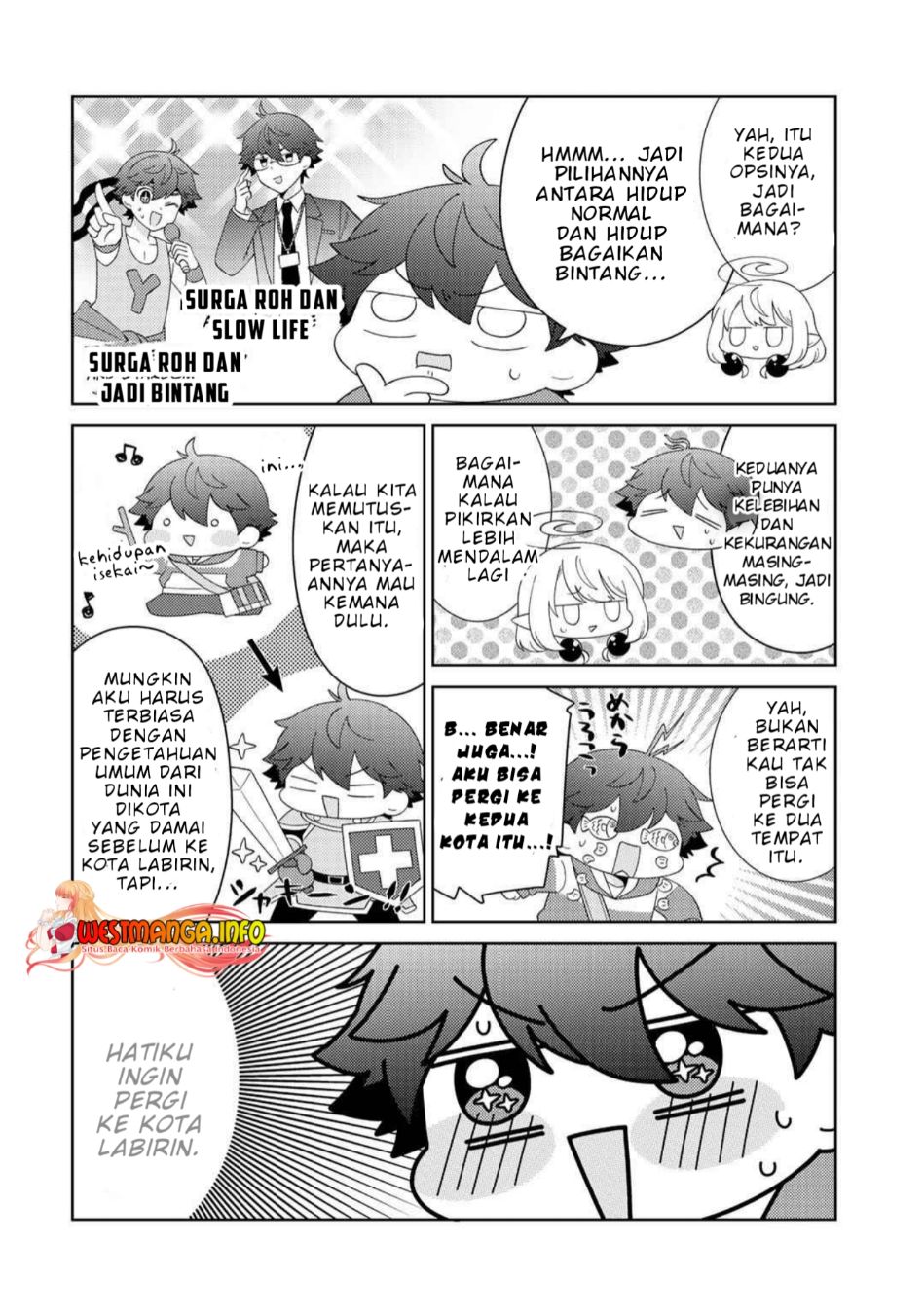 Seirei-tachi no Rakuen to Risou no Isekai Seikatsu Chapter 34 Gambar 13