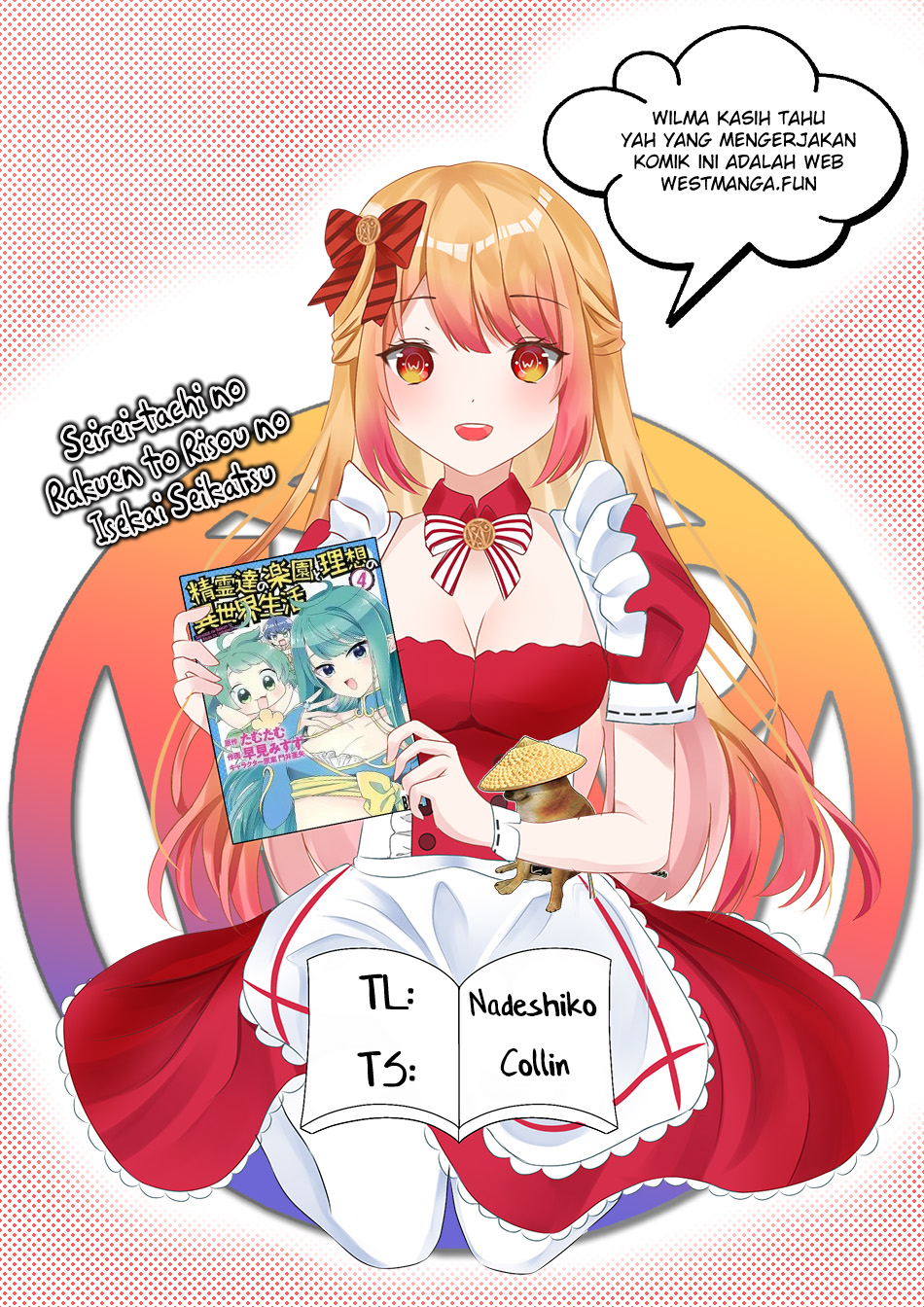 Seirei-tachi no Rakuen to Risou no Isekai Seikatsu Chapter 62 Gambar 4