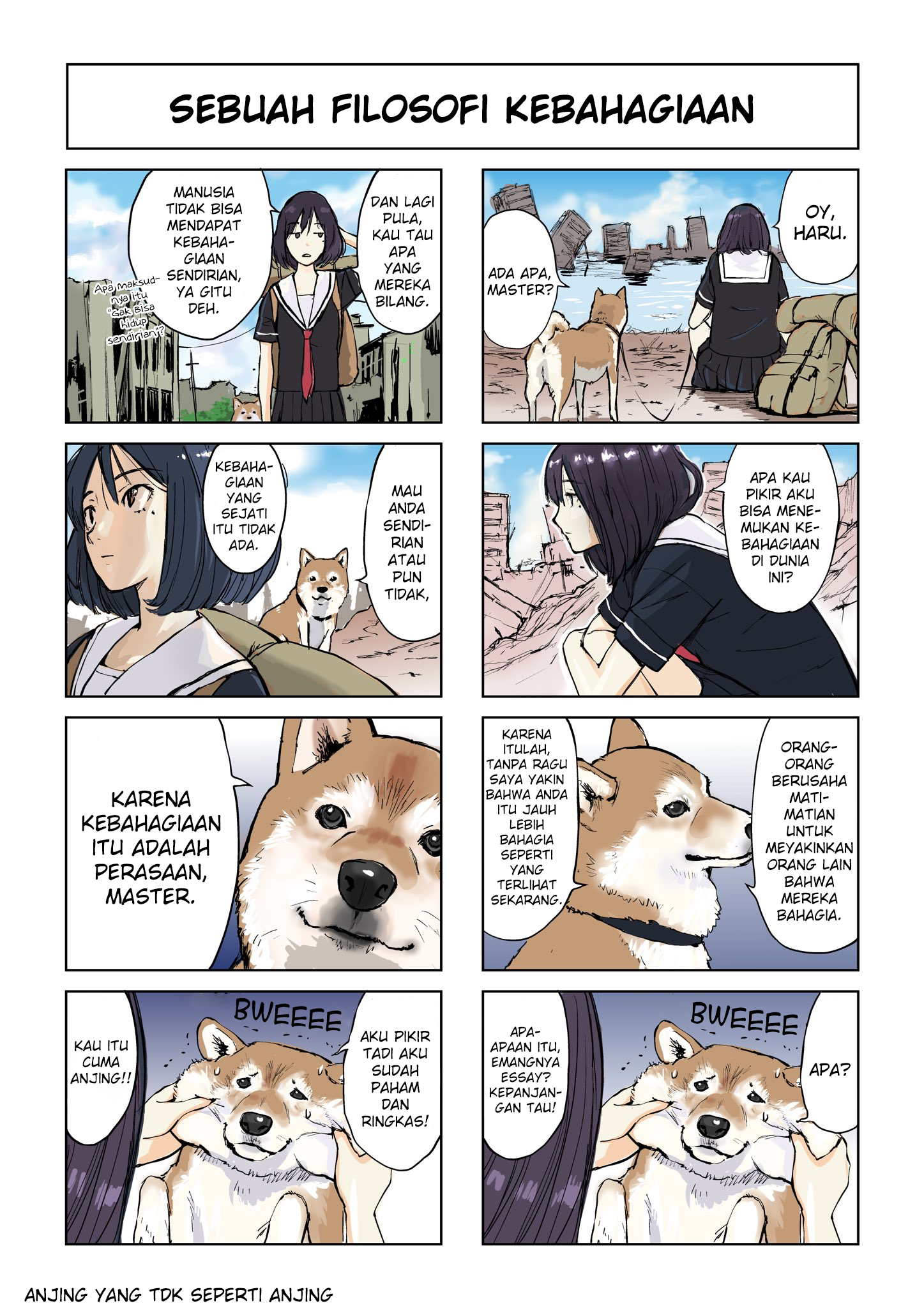 Sekai no Owari ni Shiba Inu to Chapter 01 Gambar 3