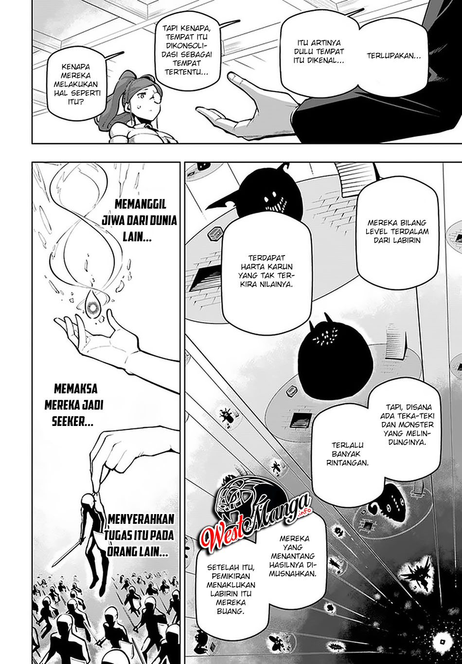 Sekai Saikyou no Kouei: Meikyuukoku no Shinjin Tansakusha Chapter 18.2 Gambar 9
