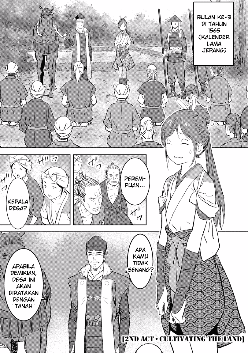 Sengoku Komachi Kuroutan: Noukou Giga Chapter 02 Gambar 2