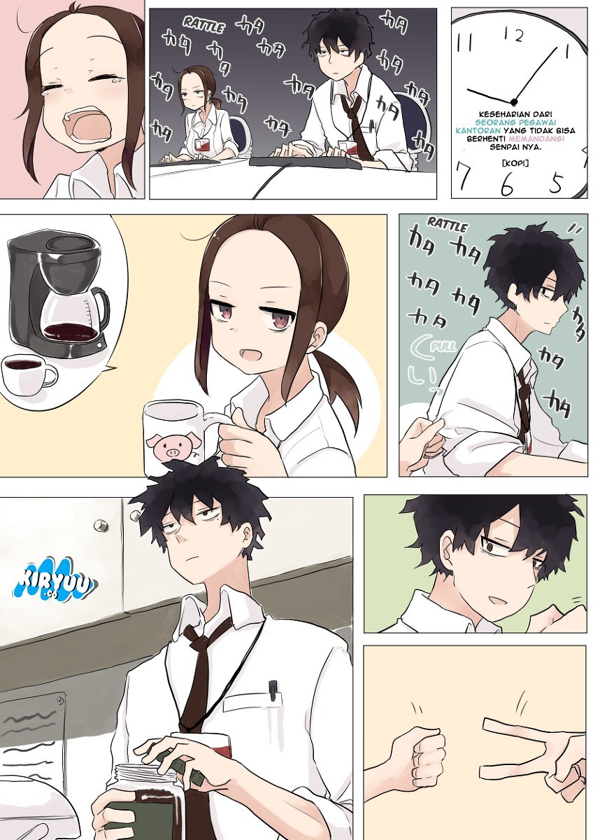 Senpai Kara Me ga Hanasenai To Aru Kaishain no Nichijou Chapter 02 Gambar 1