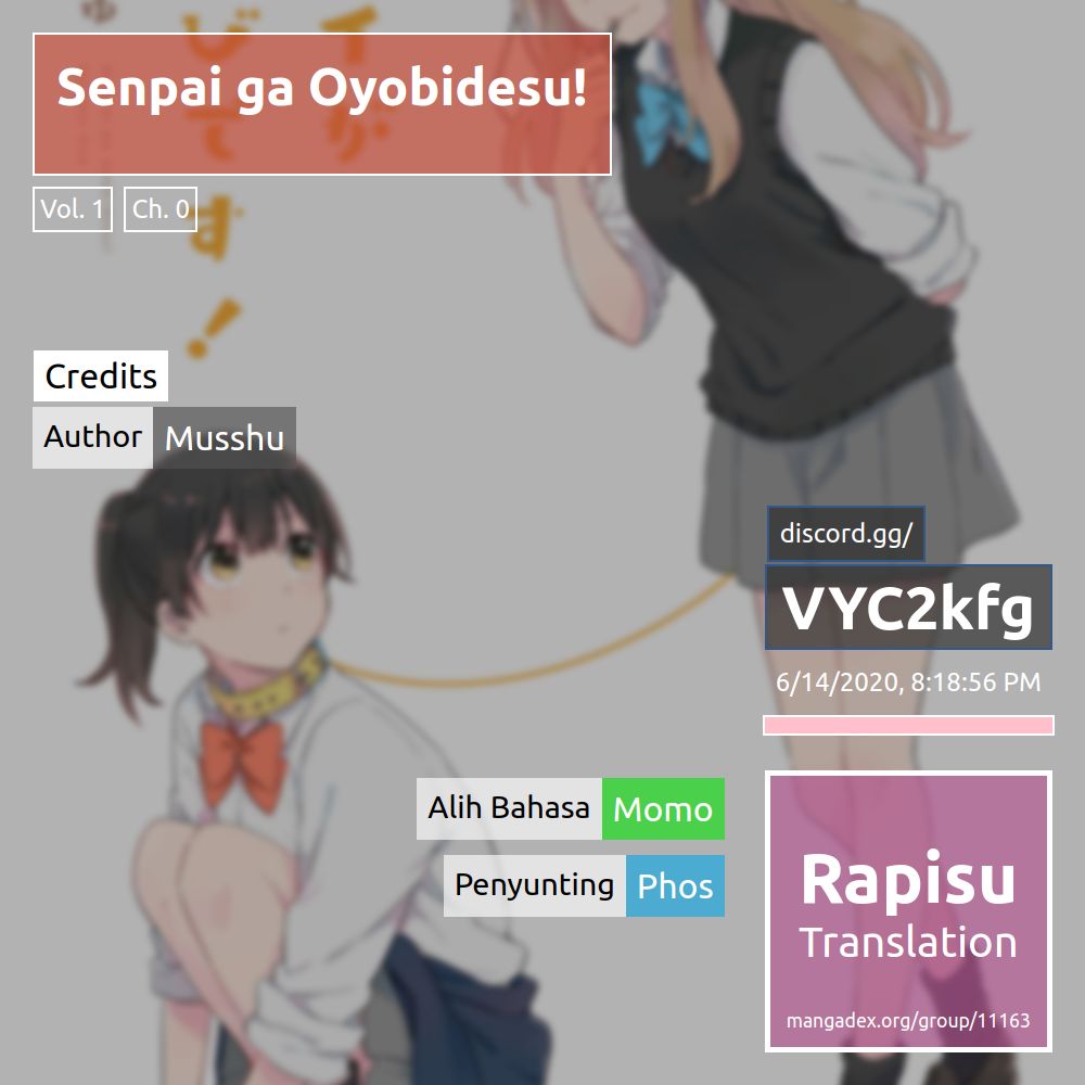 Senpai ga Oyobidesu! Chapter 00 Gambar 1