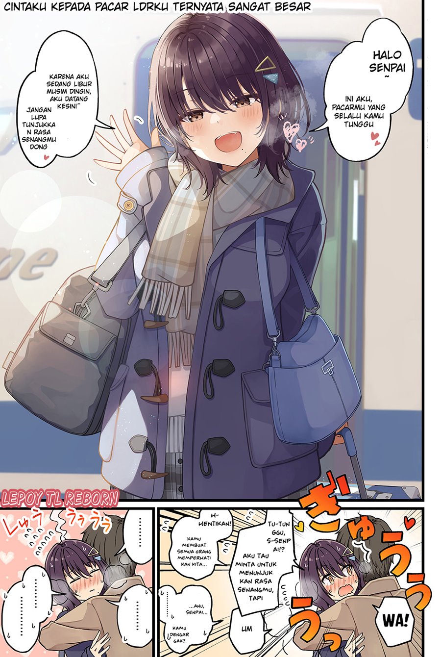 Senpai no Koto ga Suki Sugite Harubaru Ai ni Kichatta Enkyori Kanojo-chan Chapter 00 Gambar 1