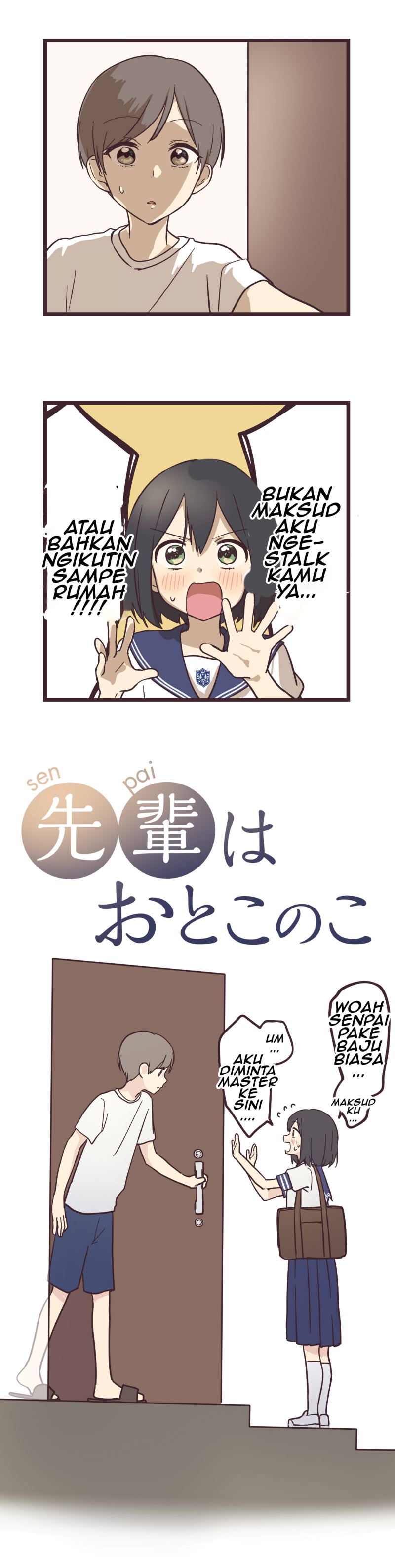 Senpai wa Otokonoko Chapter 08 Gambar 1