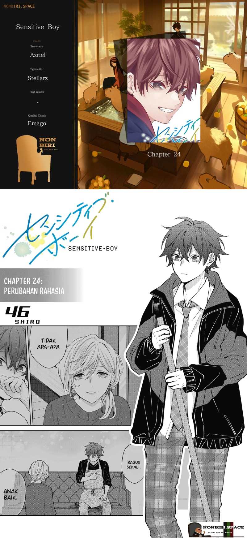 Sensitive Boy Chapter 24 Gambar 1